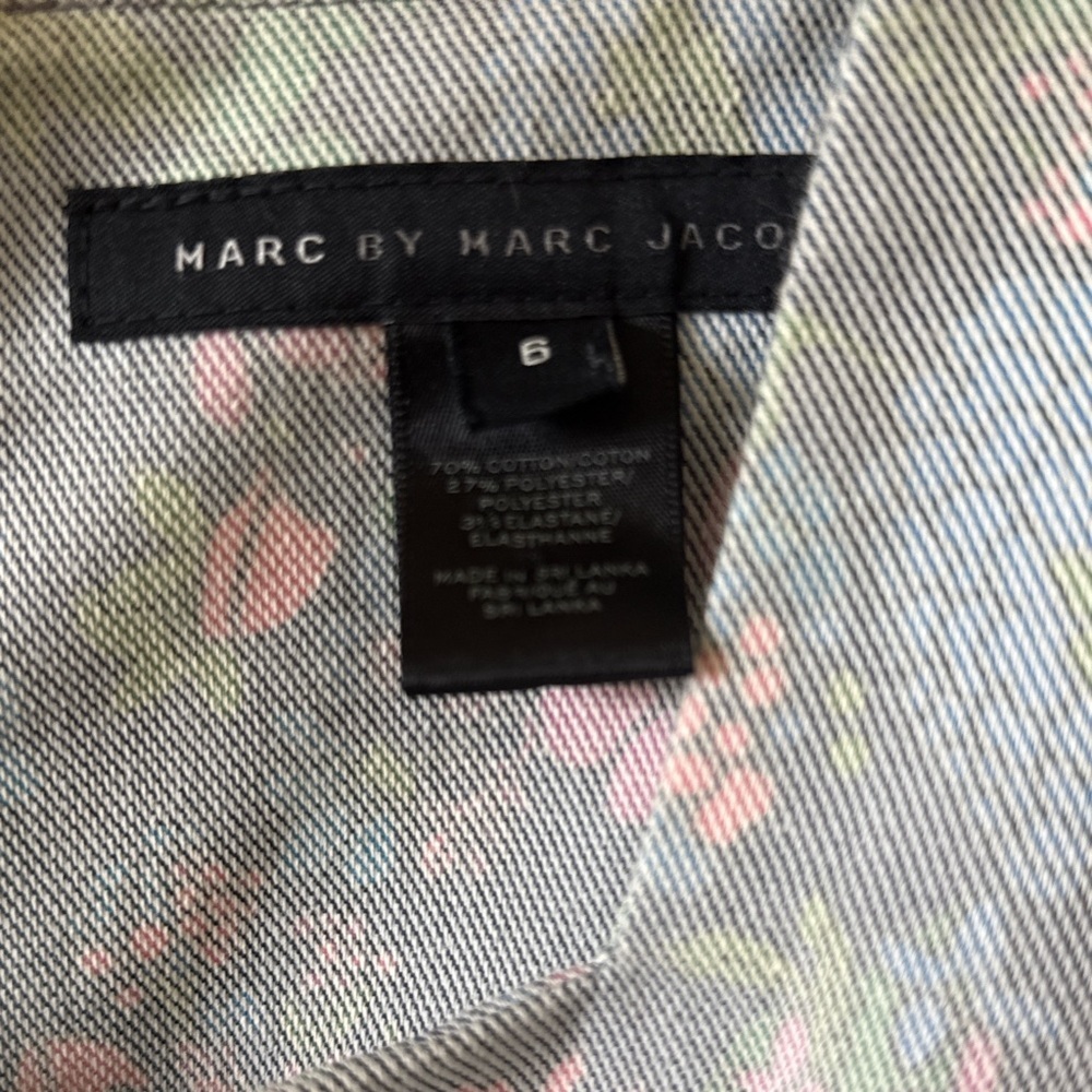 Marc Jacobs Pastel Floral cottagecore Peplum Dress for - Mint and Pink size 6 - Picture 3 of 6